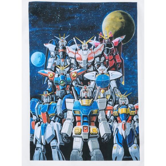 Uniqlo Mobile Suit GUNDAM 45th Anniversary UT Graphic T-Shirt in White - Picture 2 of 14